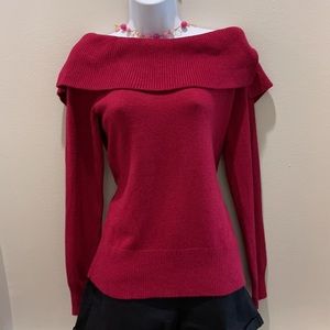 White House Black Market Off the Shoulder Sweater